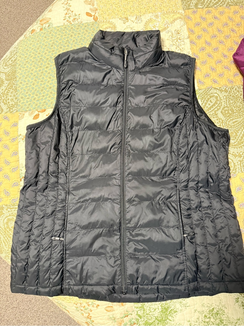 32 Degrees Black Quilted Puffer Vest